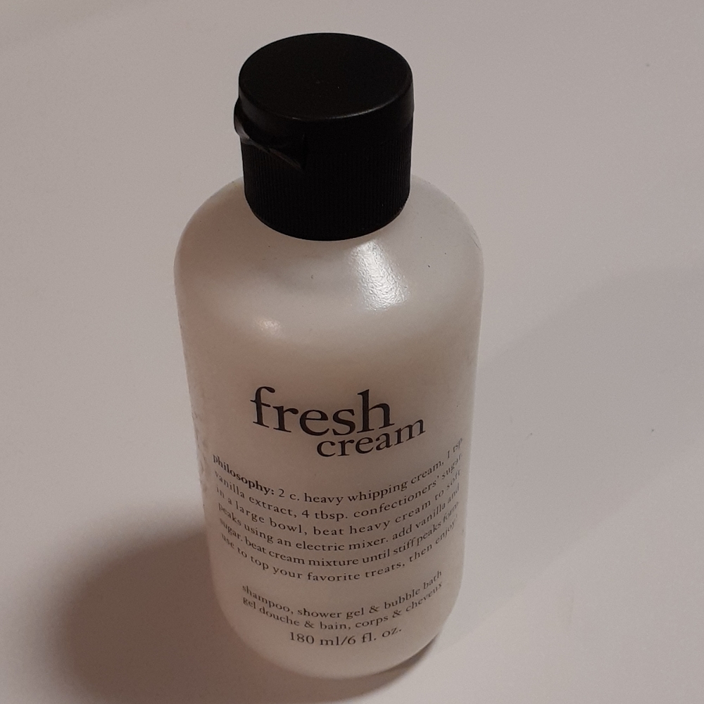 NEW Fresh Cream Philosophy Shampoo Shower Gel